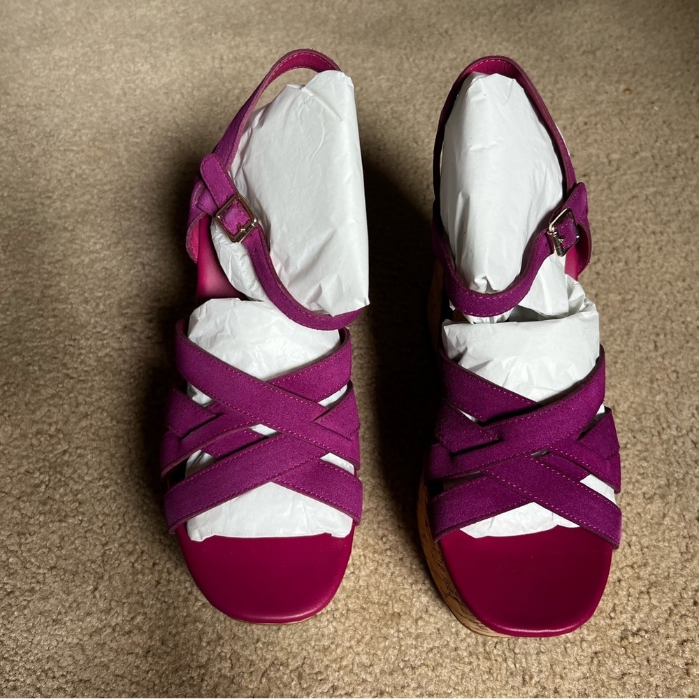 Free People Purple Platform Sandals - Picture 5 of 12